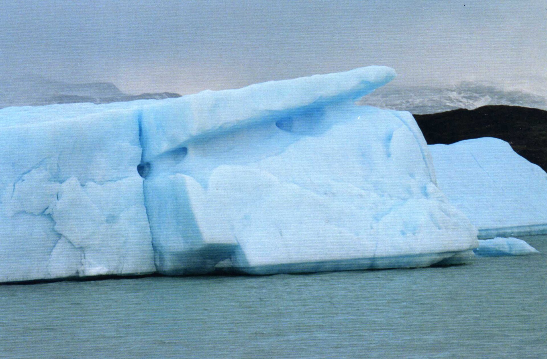 Hielo en el lago
